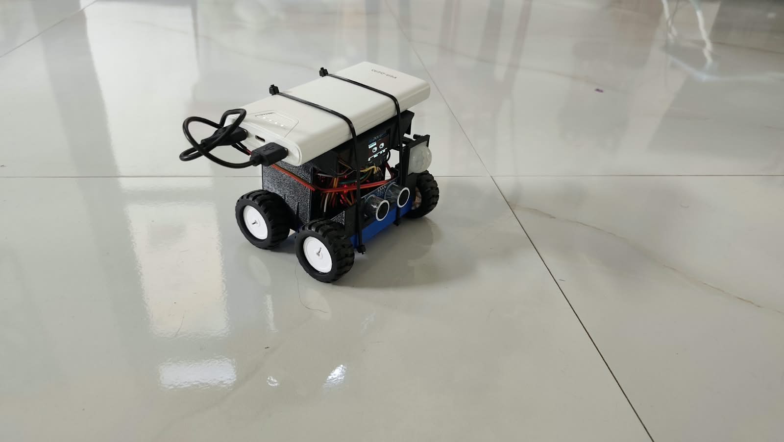 XBOT Rear Angle View - Power Management and Motor Drive Electronics